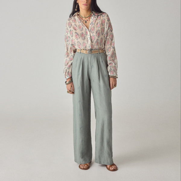 MAISON HOTEL Mary Shirt in Azalea Dusty