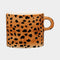 ANNA + NINA Leopard Mug in Brown