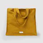 LES PENSIONNAIRES Organic Cotton Large Bag in Saffron Yellow