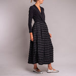 SARA ROKA Jillian85 Maxi Dress in Black