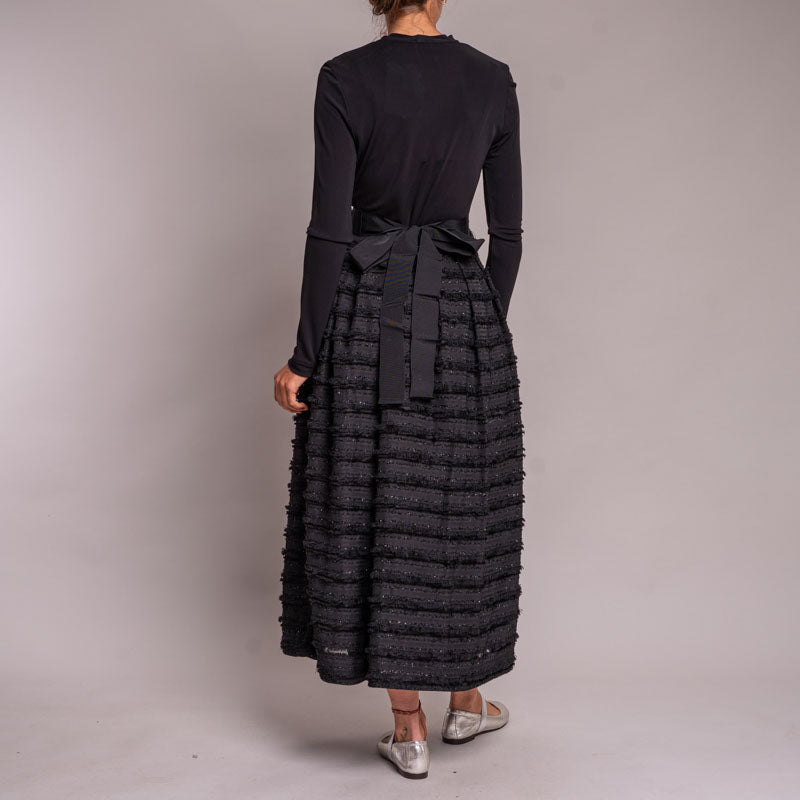 SARA ROKA Jillian85 Maxi Dress in Black