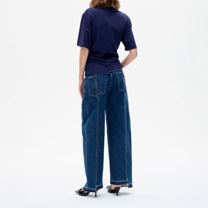 BAUM UND PFERDGARTEN Nanya Jean in Dark Blue Denim