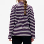 BAUM UND PFERDGARTEN Jeanne Top in Plum Polo Stripe