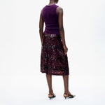 BAUM UND PFERDGARTEN Jaino Skirt in Dark Plum Perfect