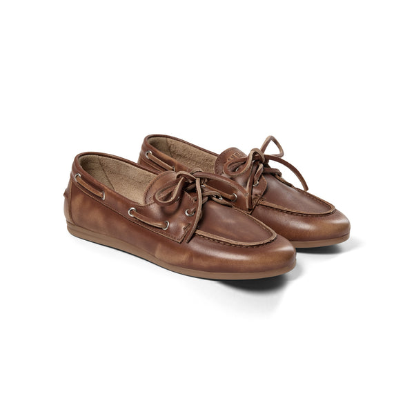 PAVEMENT Marin Leather Loafers in Brown