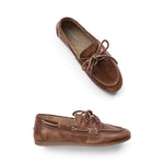 PAVEMENT Marin Leather Loafers in Brown