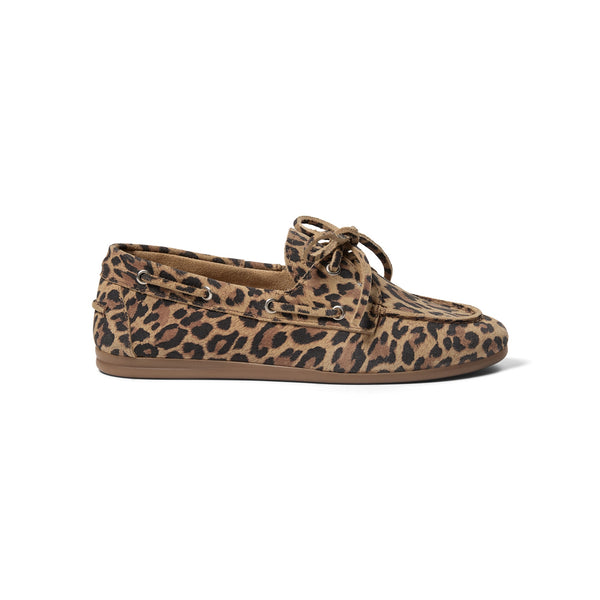 PAVEMENT Marin Suede Loafers in Leopard