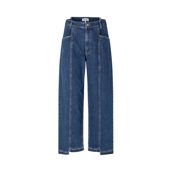 BAUM UND PFERDGARTEN Nanya Jean in Dark Blue Denim