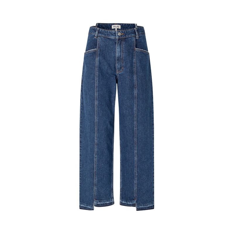 BAUM UND PFERDGARTEN Nanya Jean in Dark Blue Denim