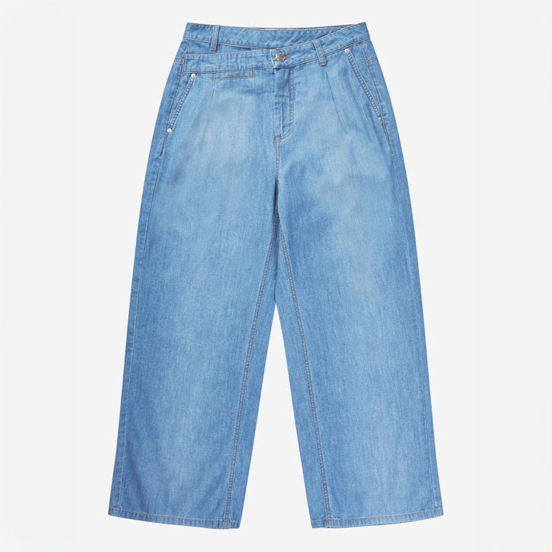 MUNTHE Talu Denim Trousers in Blue