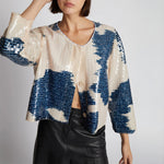 MUNTHE Takio L/S Top in Ivory