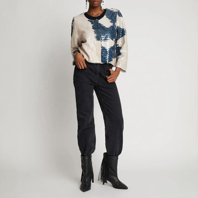 MUNTHE Takio L/S Top in Ivory