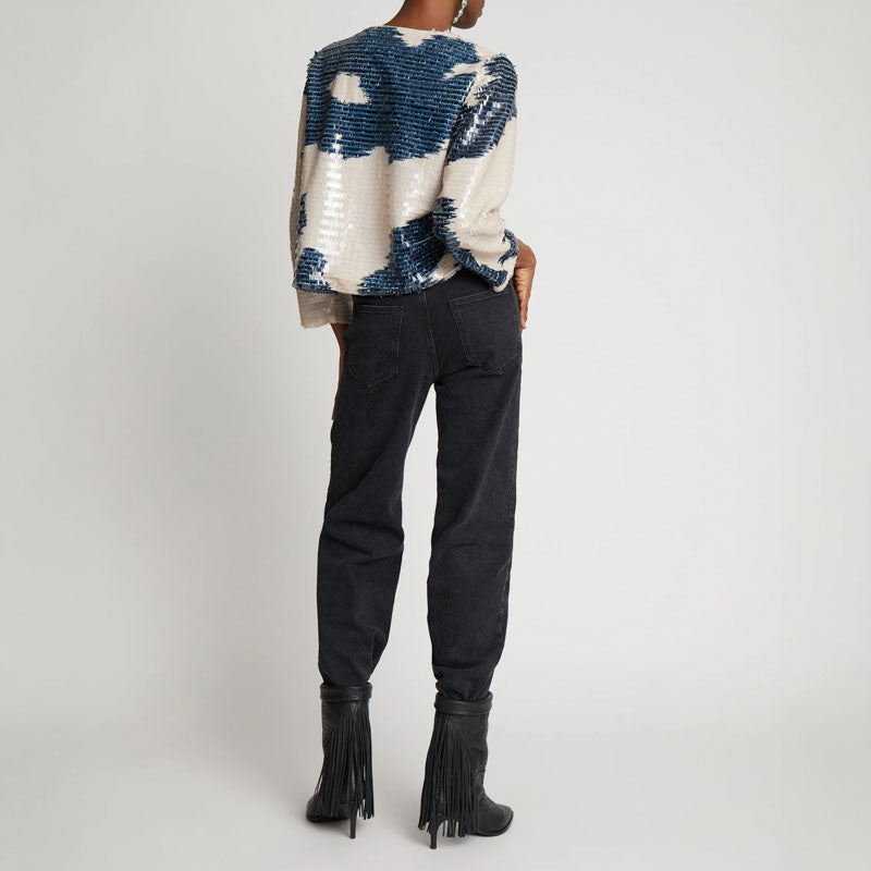 MUNTHE Takio L/S Top in Ivory