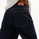 BAUM UND PFERDGARTEN NO 03 High Waisted Wide Leg Jeans in Dark Blue