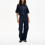 BAUM UND PFERDGARTEN NO 05 Denim Jacket in Dark Blue