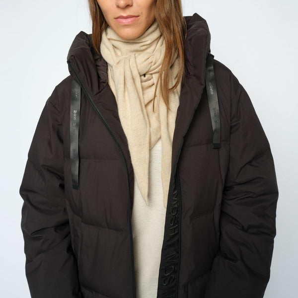 MOS MOSH MMEnata Cashmere Knit Scarf in Oxford Tan