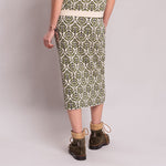 WEEKEND MAX MARA Lena Jacquard Knit Skirt in Green