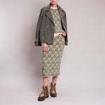 WEEKEND MAX MARA Zufolo Jacquard Knit in Green