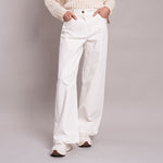 S MAX MARA Marianna Long Trousers in White