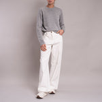 S MAX MARA Marianna Long Trousers in White