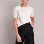 WEEKEND MAX MARA Zibetto Top in Ecru