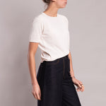WEEKEND MAX MARA Zibetto Top in Ecru