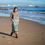 JUMPER1234 Oversized Cashmere Roll Collar Knit in Vapor
