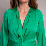 SILK95FIVE Palm Beach Club Dress in Colony Green