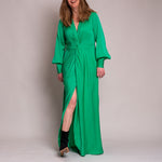 SILK95FIVE Palm Beach Club Dress in Colony Green