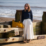 ROSSO35 Easy Skirt in Ivory