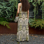 RABENS SALONER Annebeth V-Dress in Citrus/Black