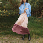 RABENS SALONER Donela Denim Jacket in Light/Denim