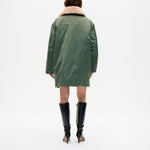 BAUM UND PFERDGARTEN Daimi Parka with Faux Fur Collar in Thyme