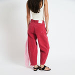 SOPHIE + LUCIE Sarga Boyfriend Jeans in Red