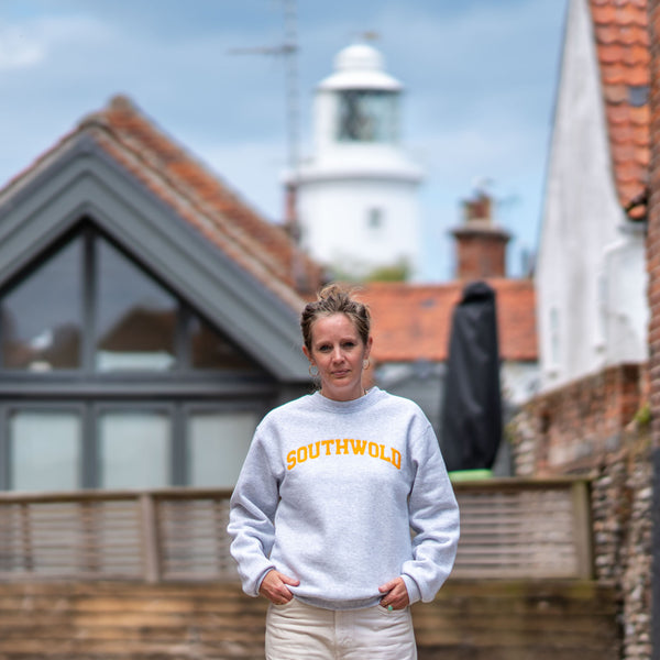 BOATHOUSE Southwold Crewneck in Grey