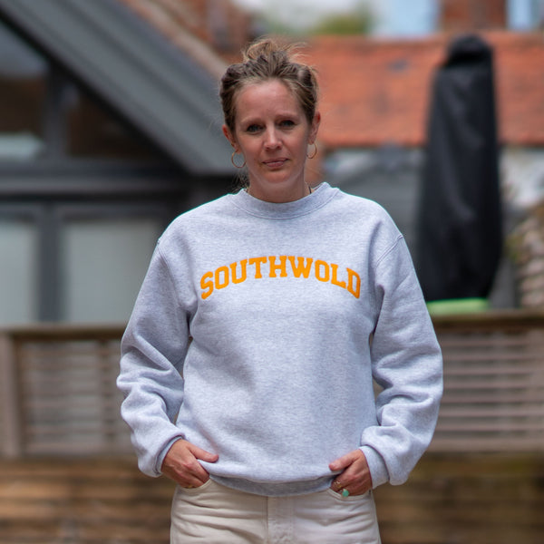 BOATHOUSE Southwold Crewneck in Grey