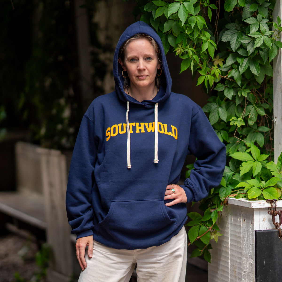 BOATHOUSE Southwold Hoodie in Navy