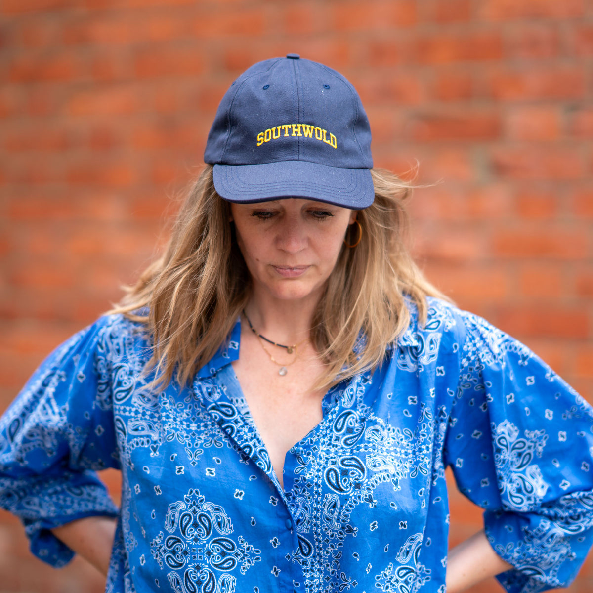 BOATHOUSE Southwold Cap in Navy