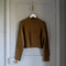 CASH CA Cable Cropped High Neck Sweater in Olive