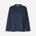 BAUM UND PFERDGARTEN Jeevona Longsleeve Tee in Baritone/Blue