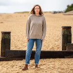 COLLEN & CLARE Yang Yak Hoodie in Stone