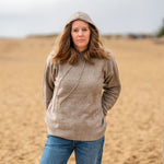 COLLEN & CLARE Yang Yak Hoodie in Stone
