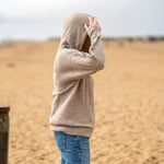 COLLEN & CLARE Yang Yak Hoodie in Stone