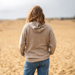 COLLEN & CLARE Yang Yak Hoodie in Stone