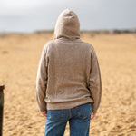 COLLEN & CLARE Yang Yak Hoodie in Stone
