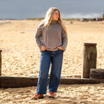 COLLEN & CLARE Zuri Cotton Roll Neck in Cappuccino