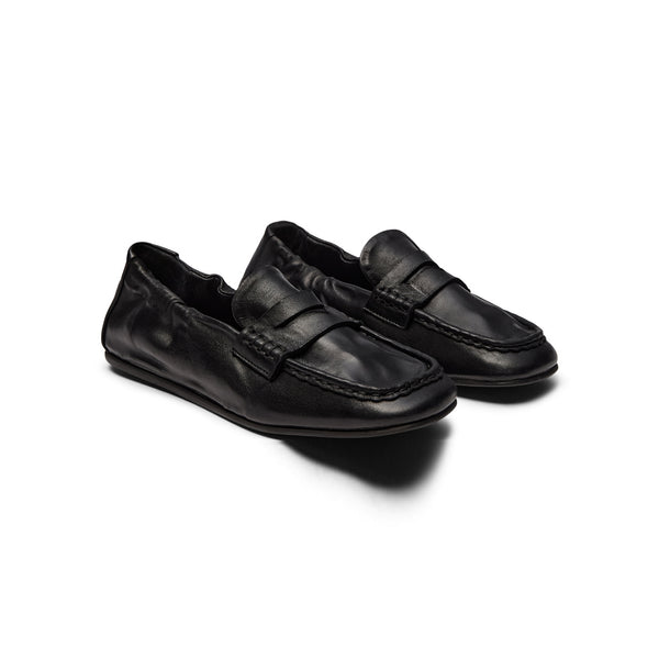 PAVEMENT Helios Leather Shoes in Black