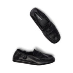 PAVEMENT Helios Leather Shoes in Black