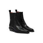 PAVEMENT PAAlmira Buffalo Leather Boots in Black