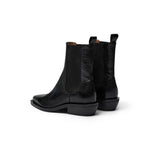 PAVEMENT PAAlmira Buffalo Leather Boots in Black